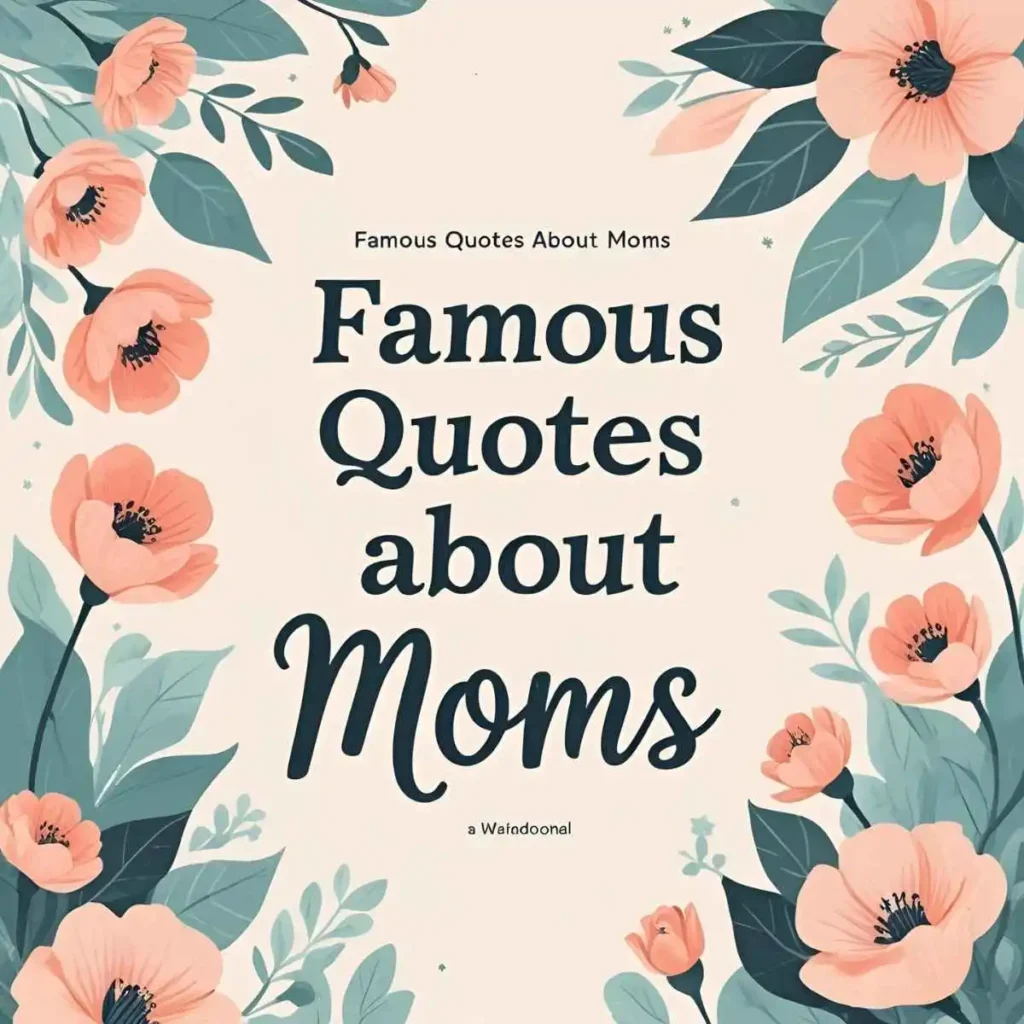 Famous Quotes About Moms