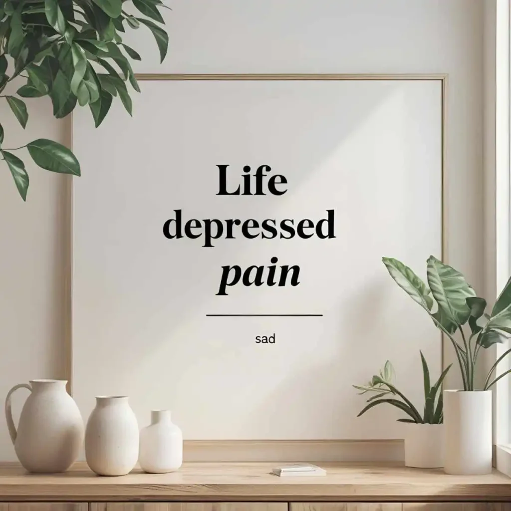 Life Depressed Pain Sad Quotes