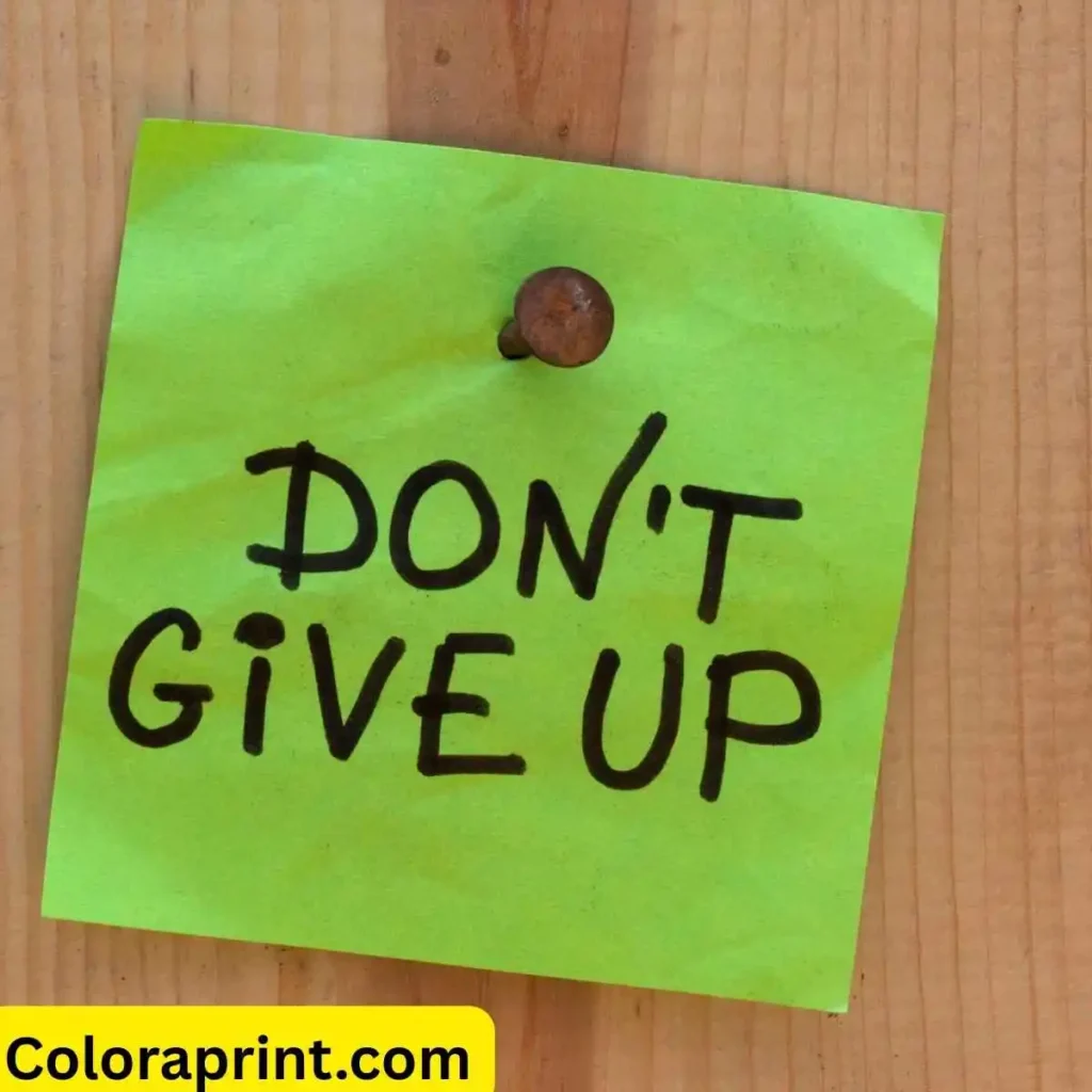 Not Giving Up Quotes