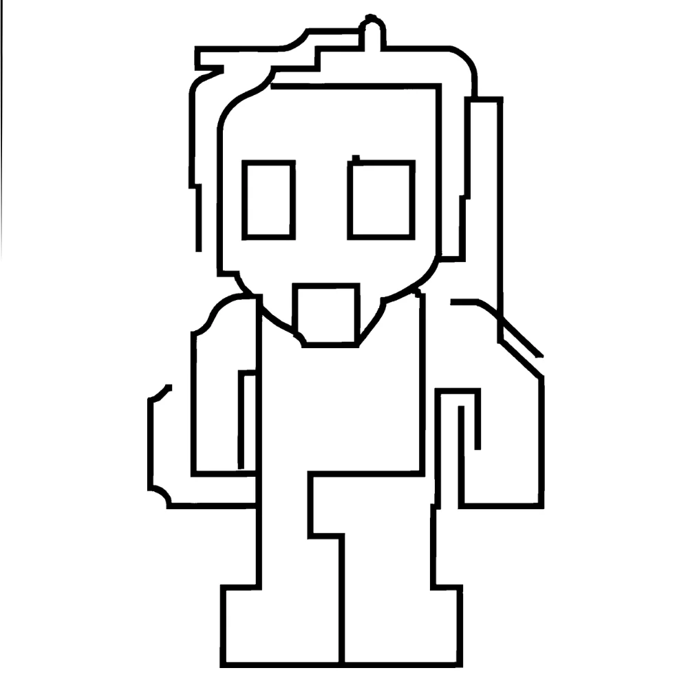 Shadow in pixel art