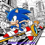 Sonic Printable Coloring Pages