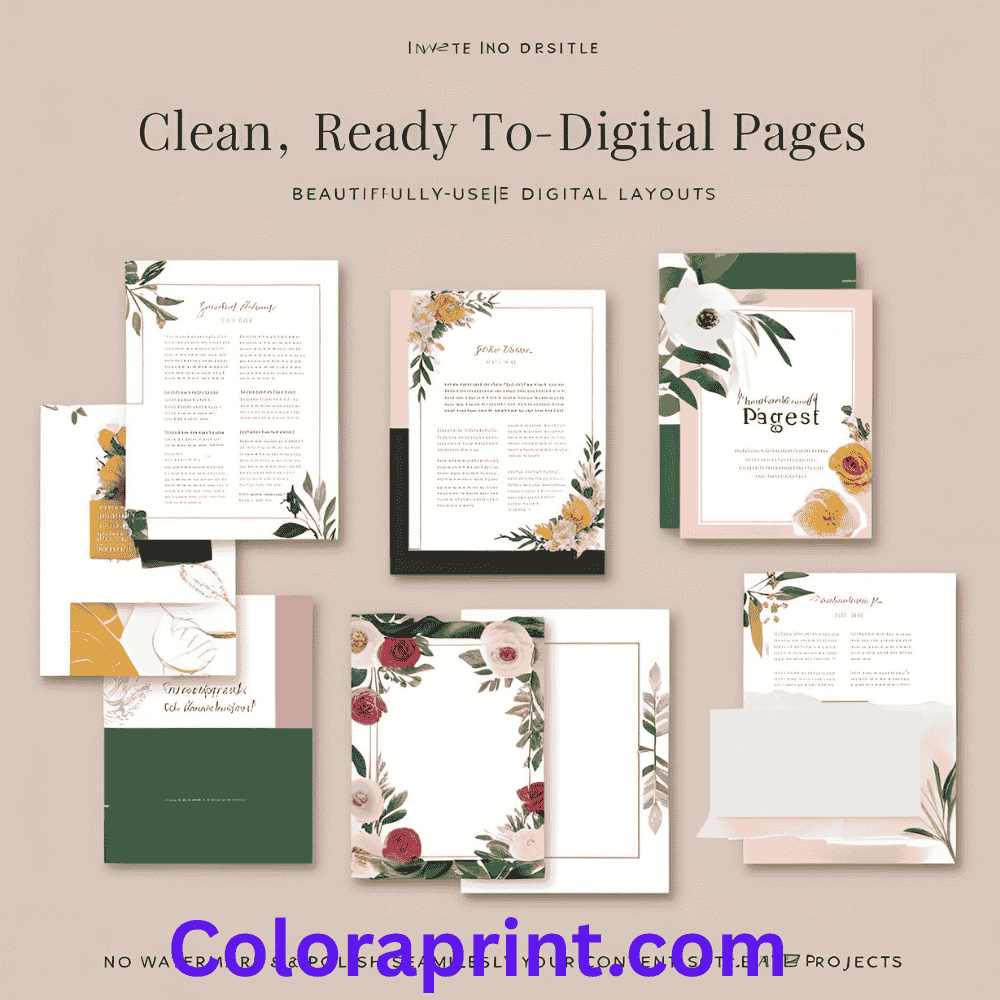 No watermarks β Clean, ready-to-use pages
