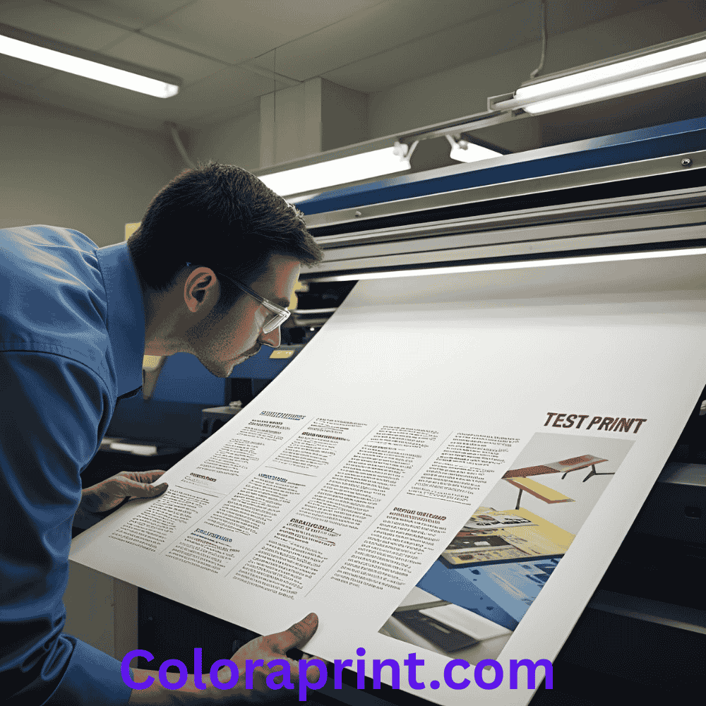 Test print one sheet first β Check quality