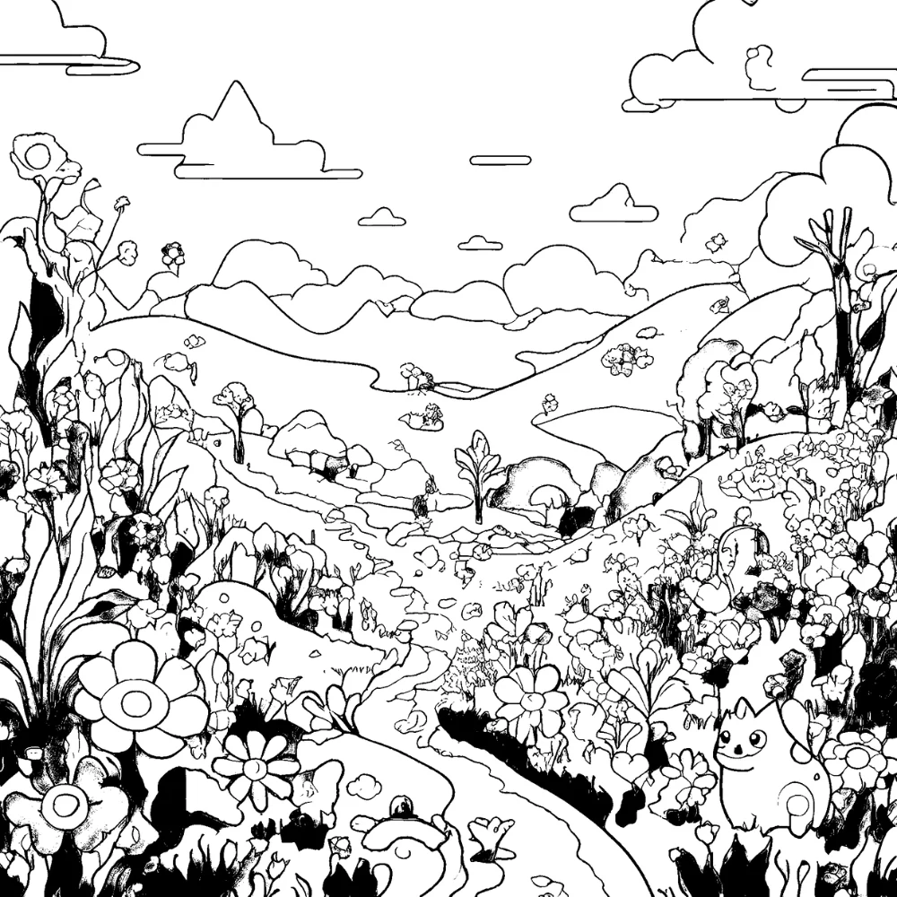 Green Hill Zone grass β Vibrant lime green.