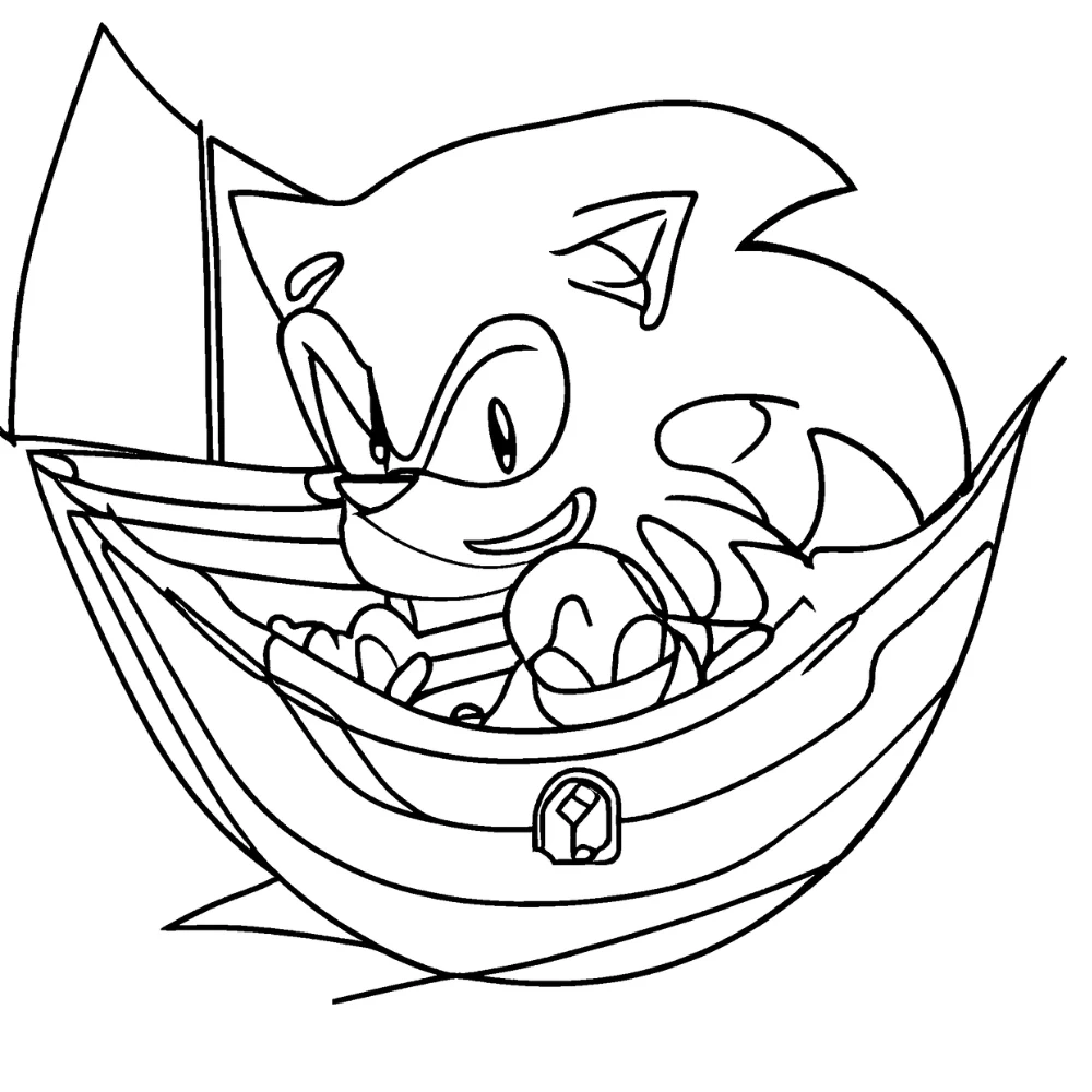 Sonic in a pirate ship β Adventure theme