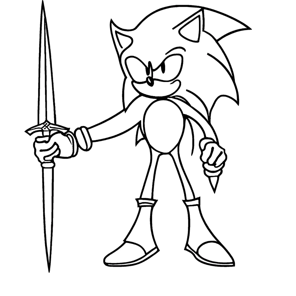 Sonic with Excalibur β Medieval fantasy
