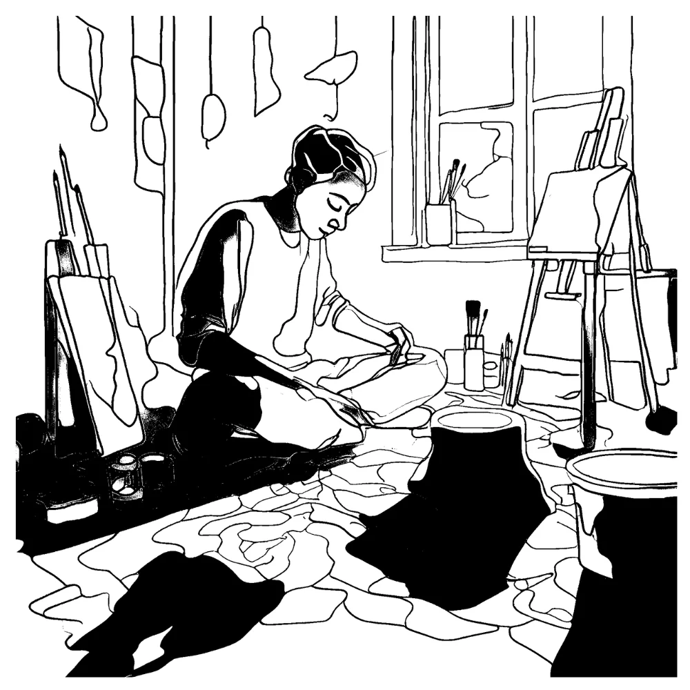 Use stencils for perfect shapes