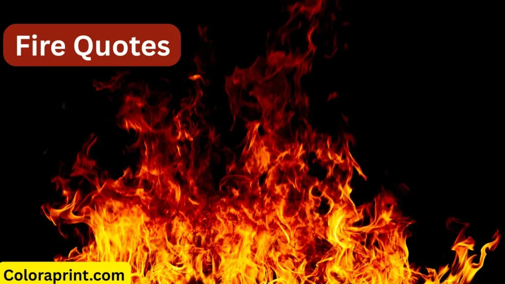 Fire Quotes