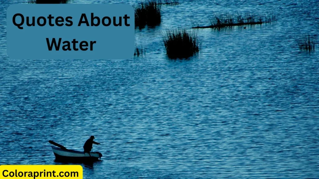 Quotes About Water