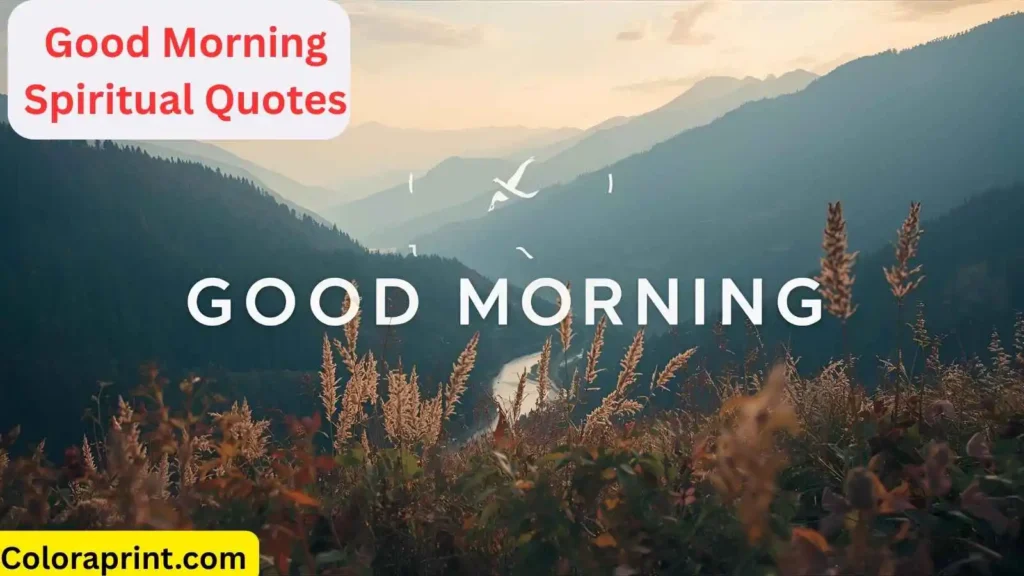 Good Morning Spiritual Quotes