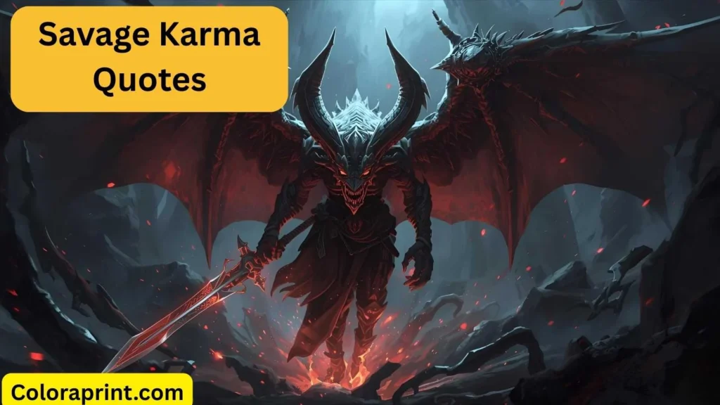 Savage Karma Quotes