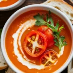 Creamy Roasted Garlic Tomato Soup