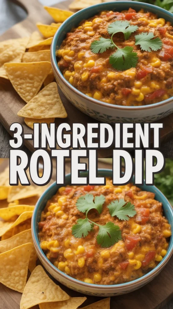 Rotel Dip (3‑Ingredient Recipe)