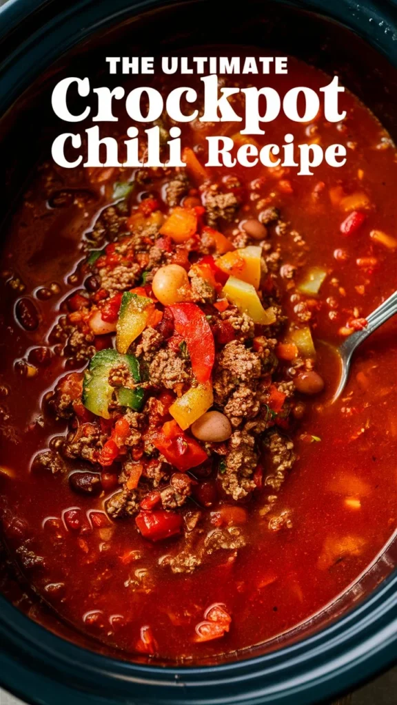The Ultimate Crockpot Chili