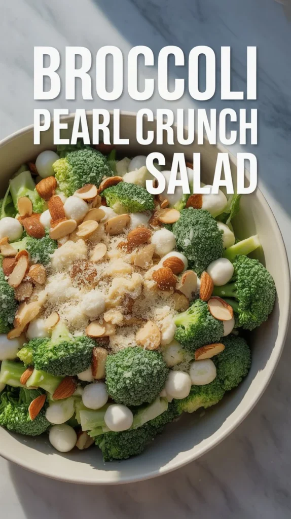Broccoli Pearl Crunch Salad Recipe