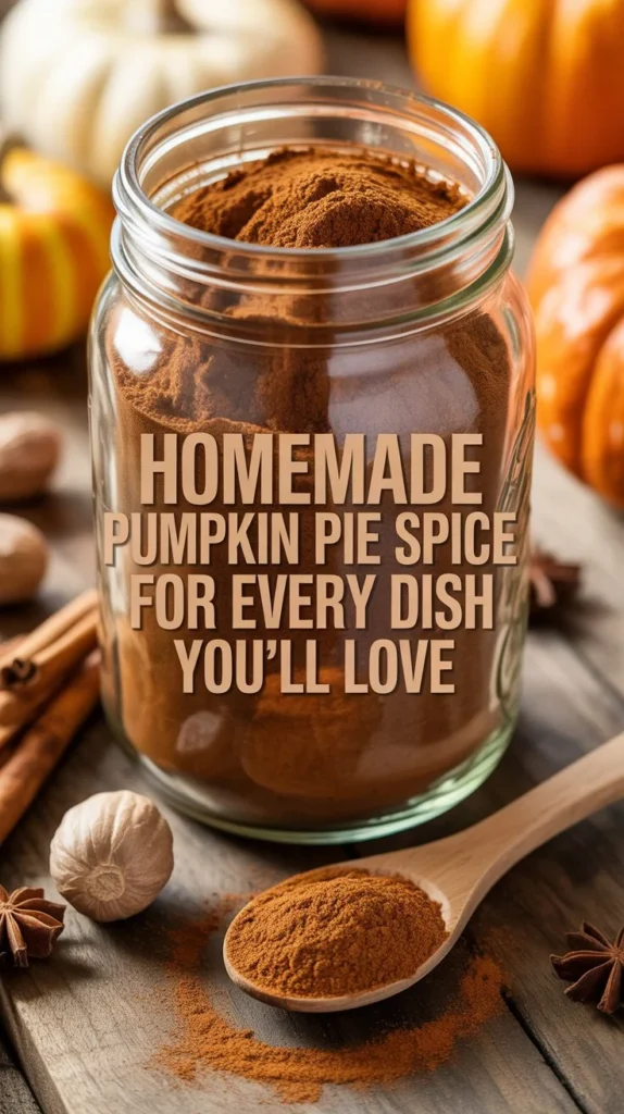Homemade Pumpkin Pie Spice